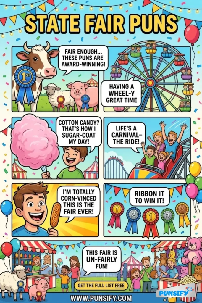 169+ Hilarious State Fair Puns & Jokes That Will Have You Riding High on Laughter