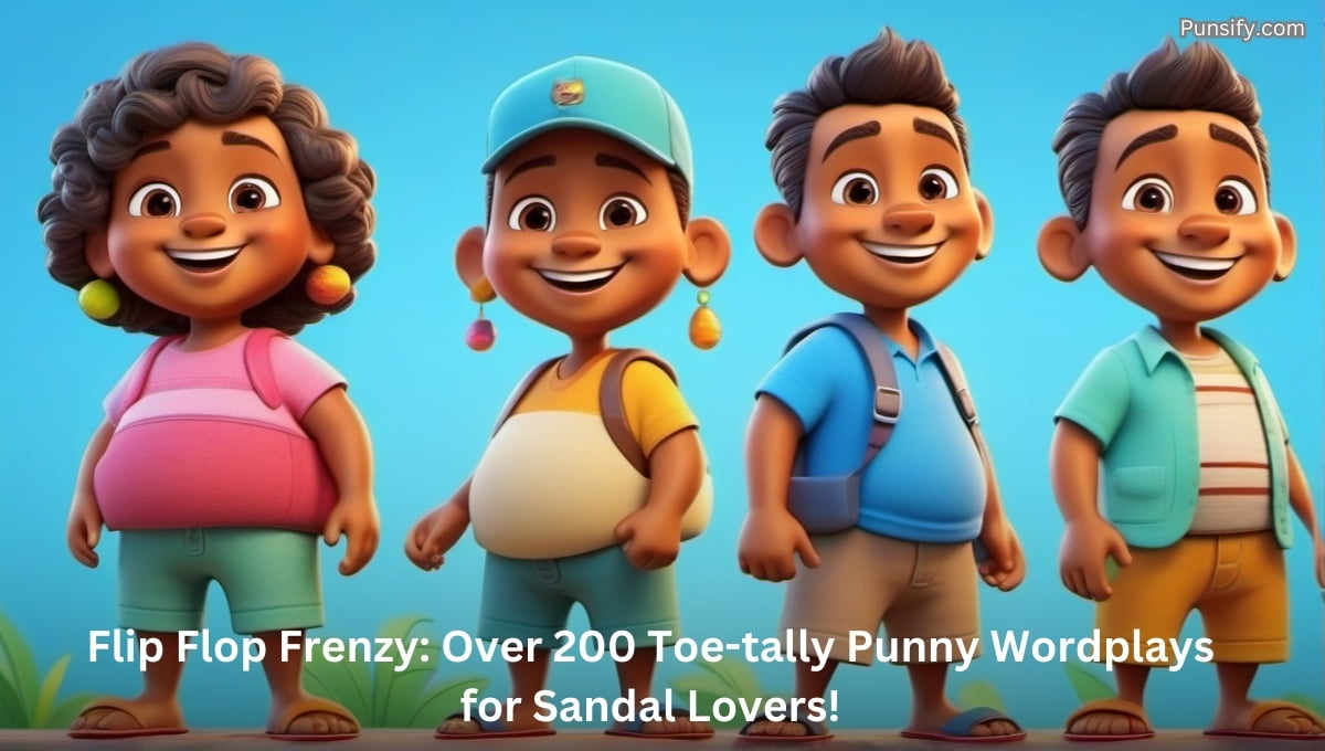 Flip Flop Frenzy: Over 200 Toe-tally Punny Wordplays for Sandal Lovers ...