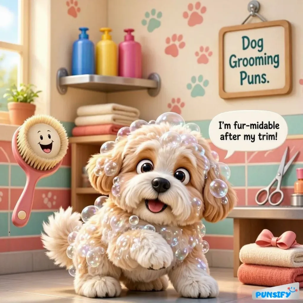 Dog Grooming Puns