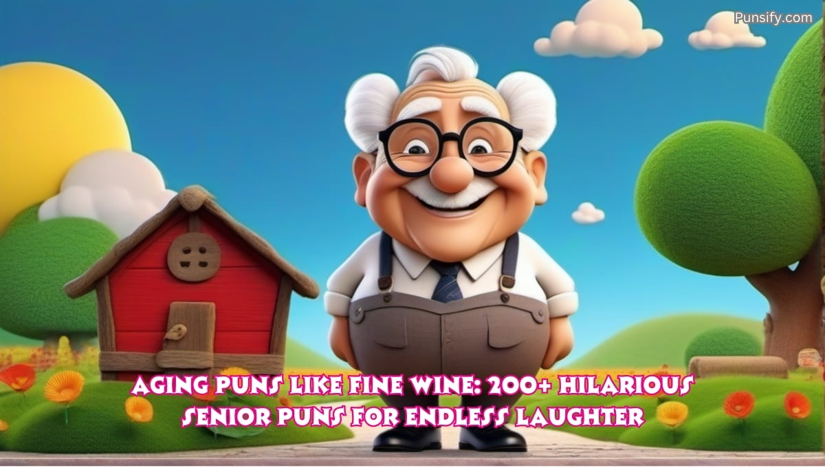 Aging Like Fine Wine: 200+ Hilarious Senior Puns for Endless Laughter ...