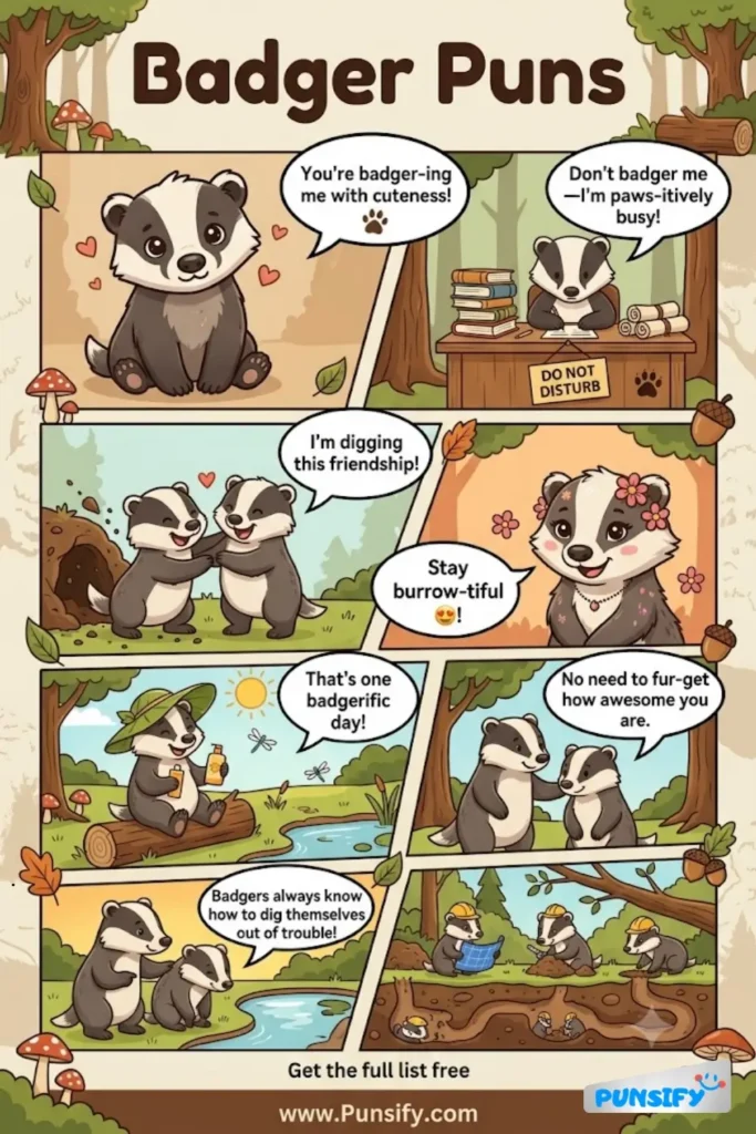 175+ Hilarious Badger Puns & Jokes That’ll Have You Laughing Like A Woodland Critter