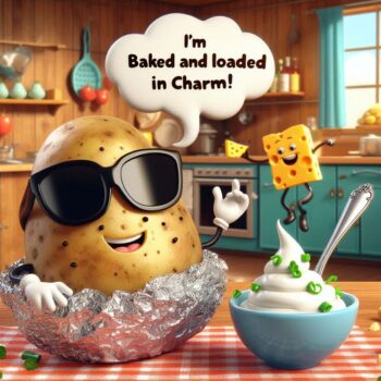 200+ Funny Baked Potato Puns That Are Totally Mashterious and Crispy Fun