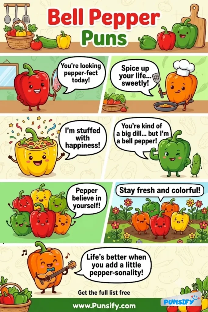 167+ Funny Bell Pepper Puns & Jokes to Spice Up Your Life and Make You Laugh Out Loud in 2026