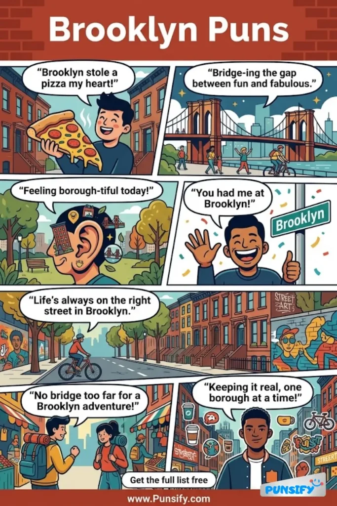 193+ Hilarious Brooklyn Puns & Jokes That’ll Have You Laughing Across the Bridge and into Fun!