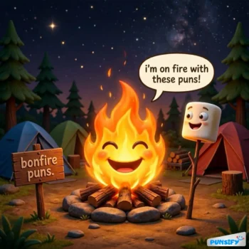 175+ Hilarious Bonfire Puns That Spark Fun And Ignite Laughter