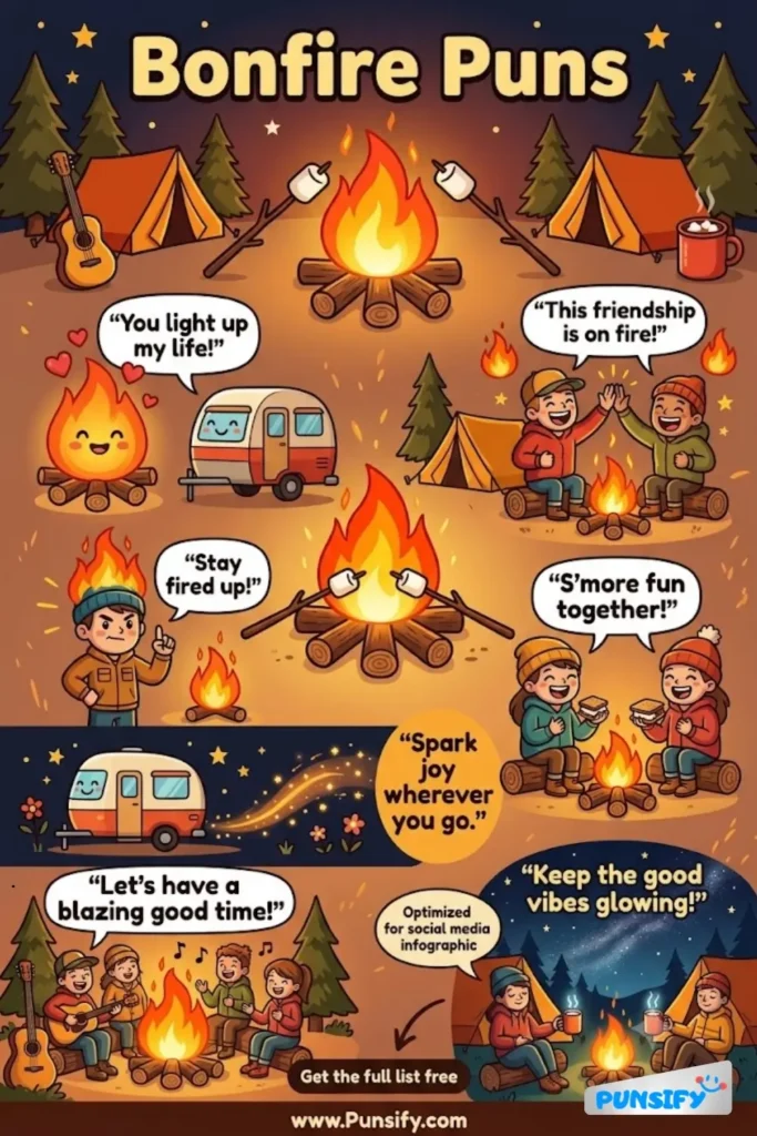 175+ Hilarious Bonfire Puns & Jokes That Spark Fun And Ignite Laughter