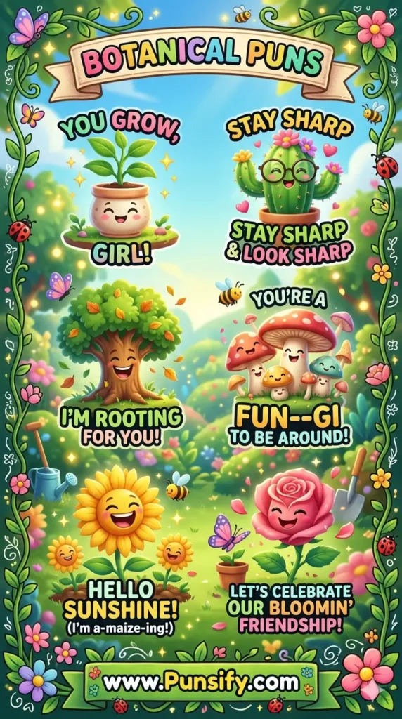 169+ Hilarious Botanical Puns Galore That Will Leaf You Laughing and Blooming with Joy