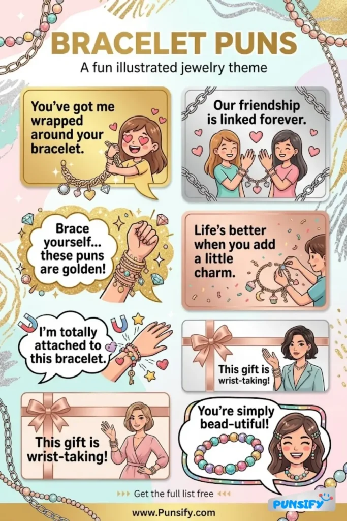 153+ Hilarious Bracelet Puns To Add A Touch Of Sparkle To Your Jokes in 2026