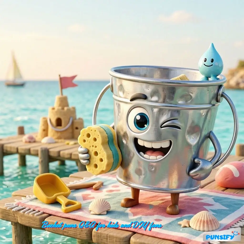 159+ Bucket Puns That Will Fill Your Sides with Laughter and Spill Over with Joy
