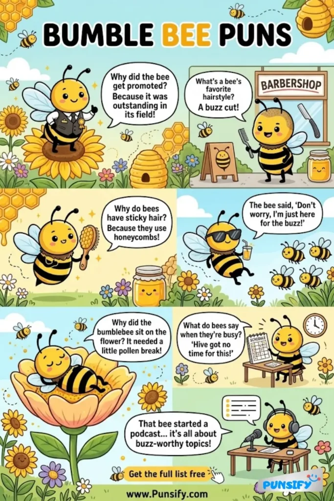 173+ Hilarious Bumble Bee Puns & Jokes That Are The Bee&rsquo;s Knees Of Comedy