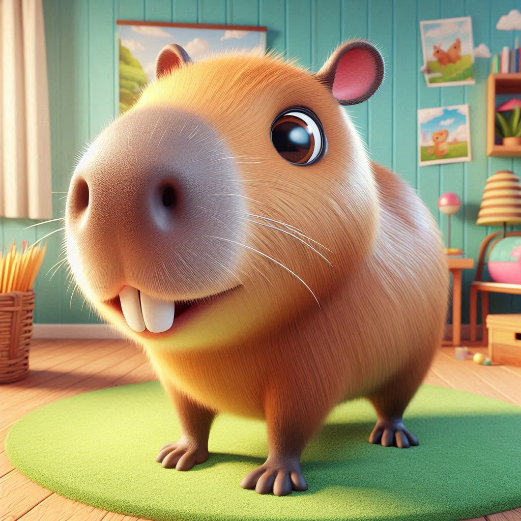 Capybara Capers Juxtaposing Humor and Cuteness Capybara Capers Juxtaposing Humor and Cuteness