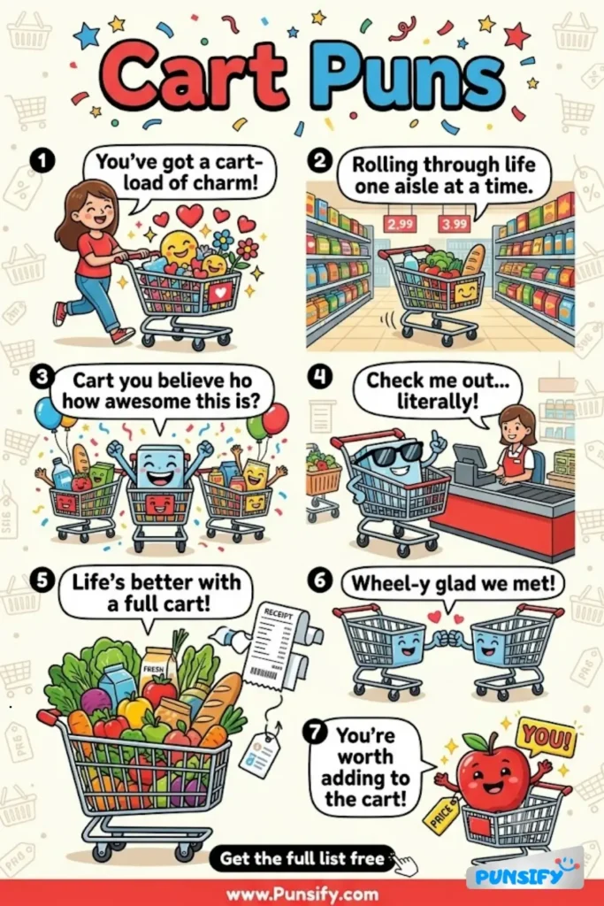 179+ Hilarious Cart Puns & Jokes That Will Roll You Into Fits of Laughter in 2026
