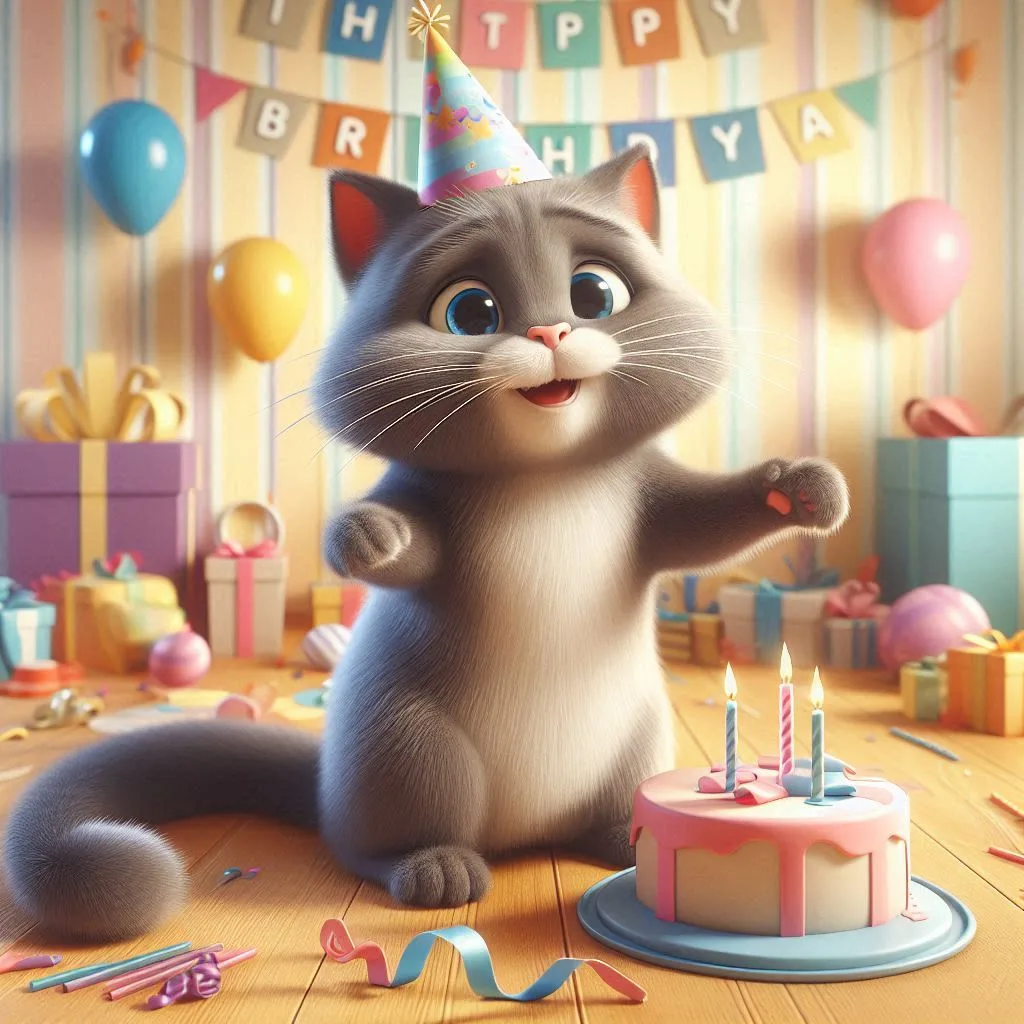 200+ Cat Birthday Puns That’ll Have You Purring With Joy and Giggles 4 Cat birthday joke puns for party invites