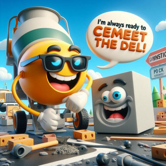 Cement Puns