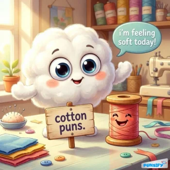 169+ Hilarious Cotton Puns To Weave Laughter And Keep The Humor Soft in 2026