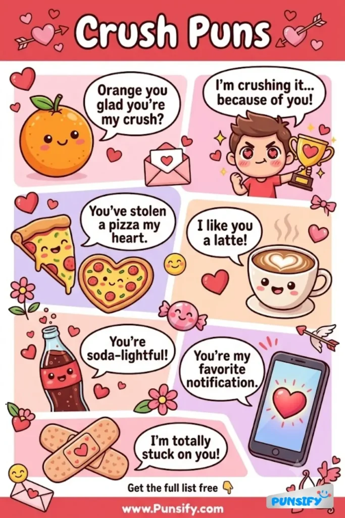 157+ Hilarious Crush Puns to Make Your Heart Race and Your Sides Split with Laughter in 2026