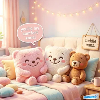 175+ Hilarious Cuddle Puns To Warm Your Heart And Make You Giggle 2026
