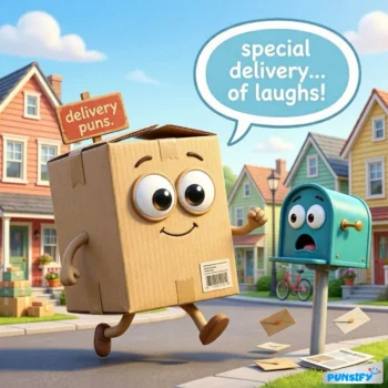 179+ Hilarious Delivery Puns That Will Have You Rolling in the Aisles of Laughter in 2026