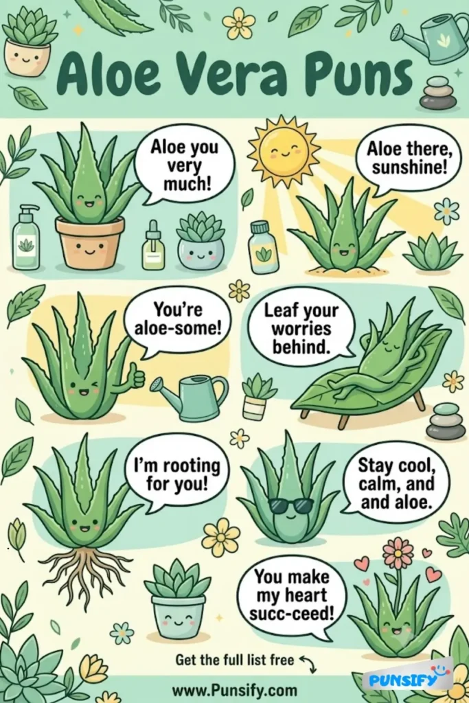 187+ Ultimate Aloe Vera Puns & Jokes to Brighten Your Day with Laughs in 2026