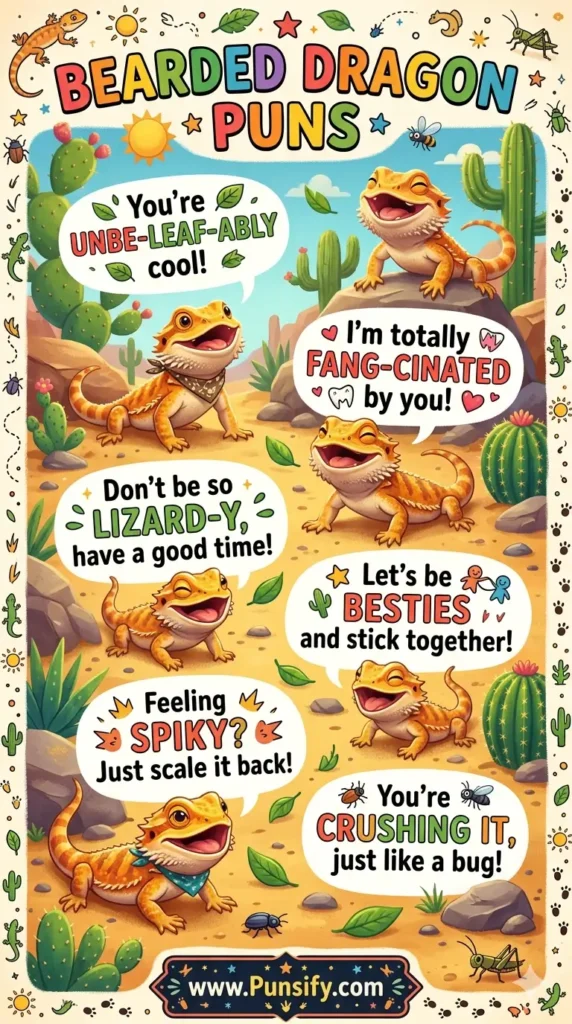 163+ Hilarious Bearded Dragon Puns To Keep Your Jokes Fire-Breathing And Fun