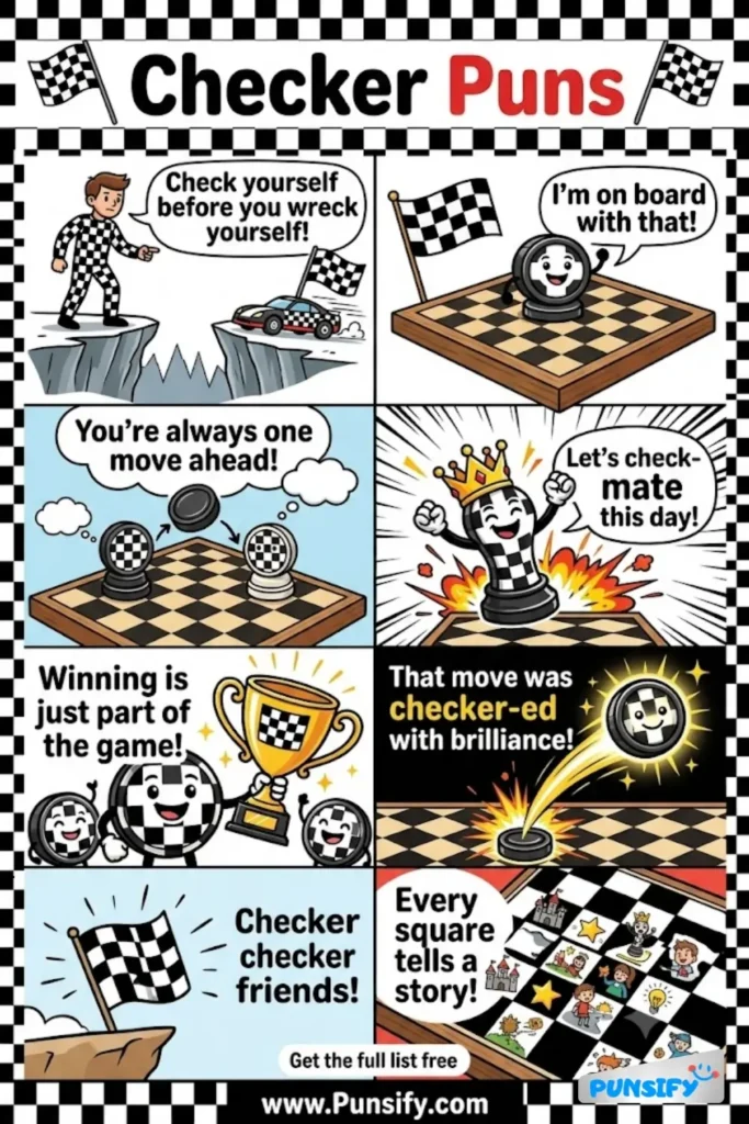 159+ Hilarious Checker Puns & Jokes That Will Have You Rolling on the Board in 2026