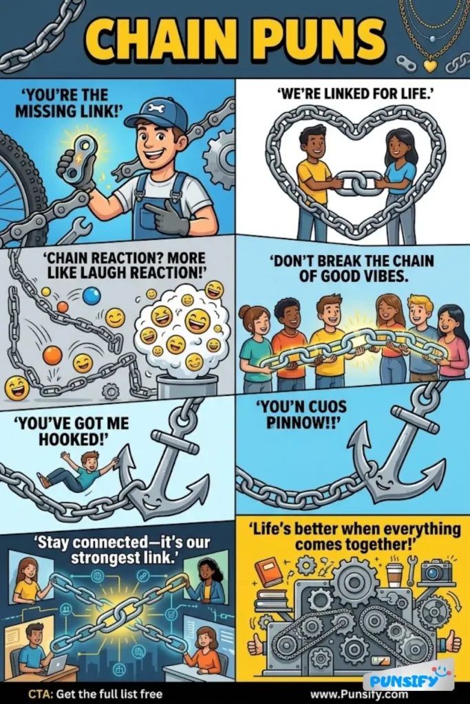 179+ Hilarious Chain Puns & Jokes That Will Link You to Endless Laughter in 2026