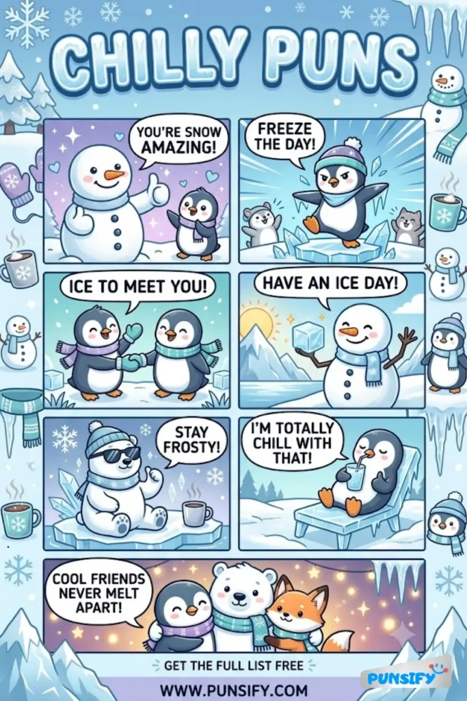 153+ Hilarious Chilly Puns to Frost Your Sides and Freeze in Laughter in 2026
