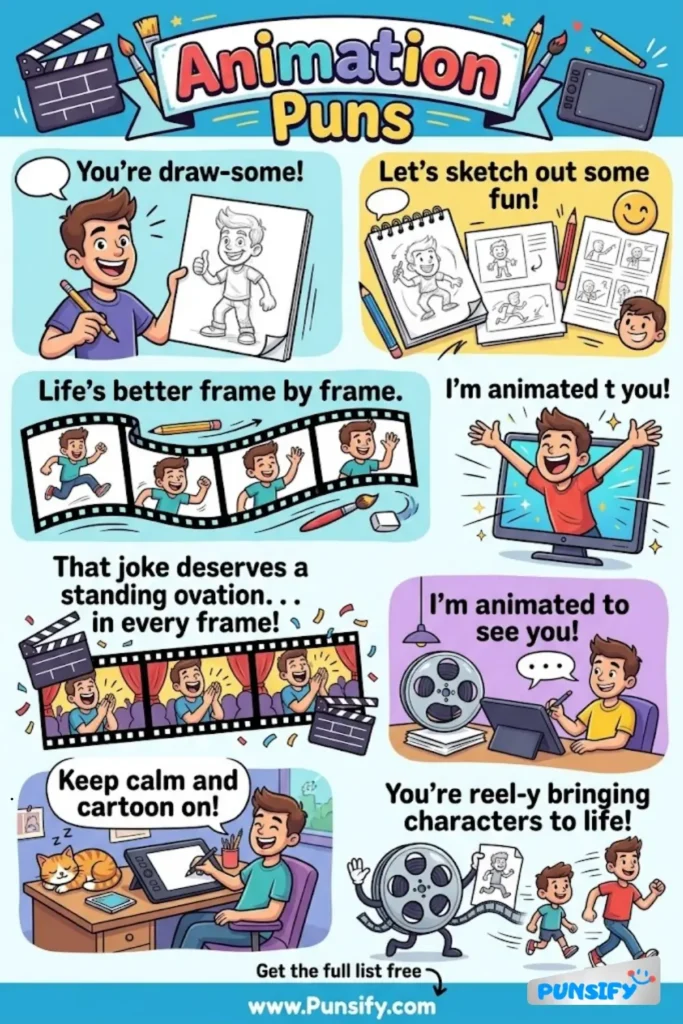 187+ Hilarious Animation Puns & Jokes to Brighten Your Day with Laughter in 2026