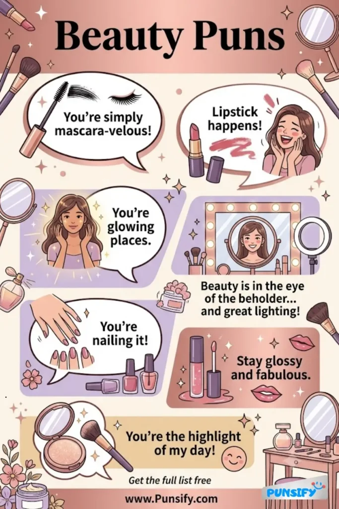 159+ Hilarious Beauty Puns & Jokes To Make You Laugh And Feel Gorgeous in 2026