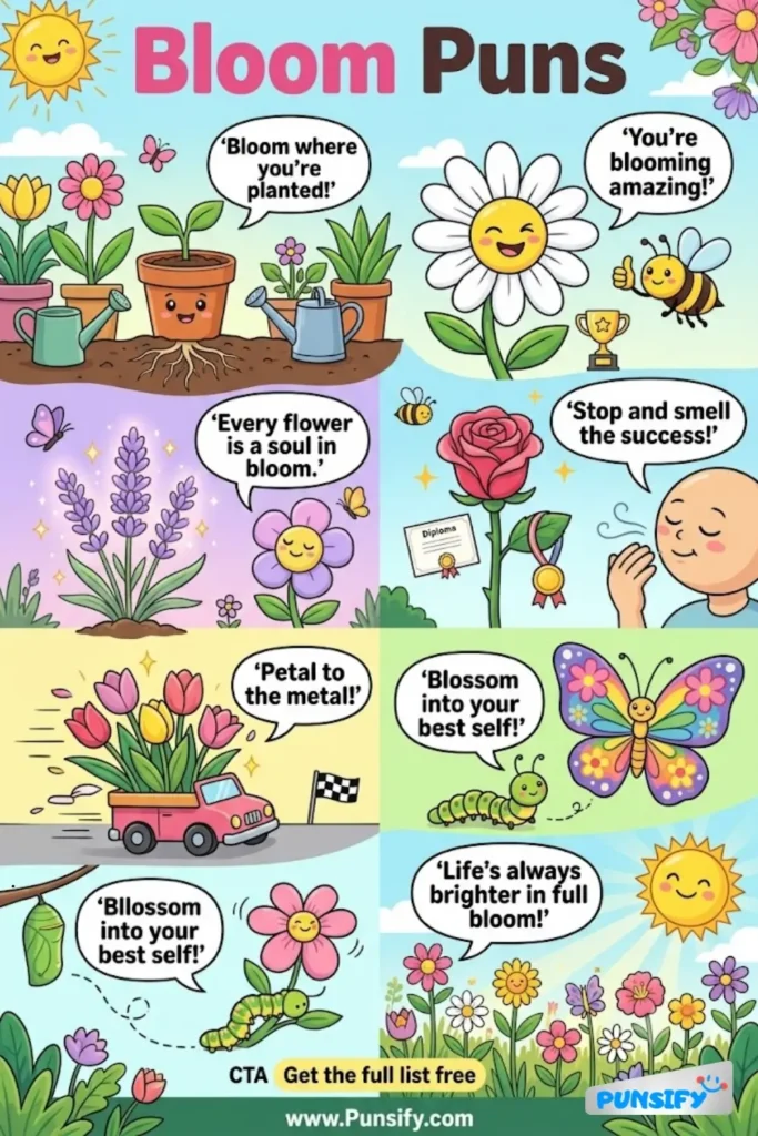 197+ Hilarious Bloom Puns & Jokes That Will Have You Blossoming with Smiles All Day in 2026