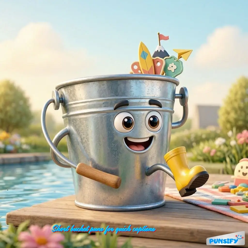 159+ Bucket Puns That Will Fill Your Sides with Laughter and Spill Over with Joy