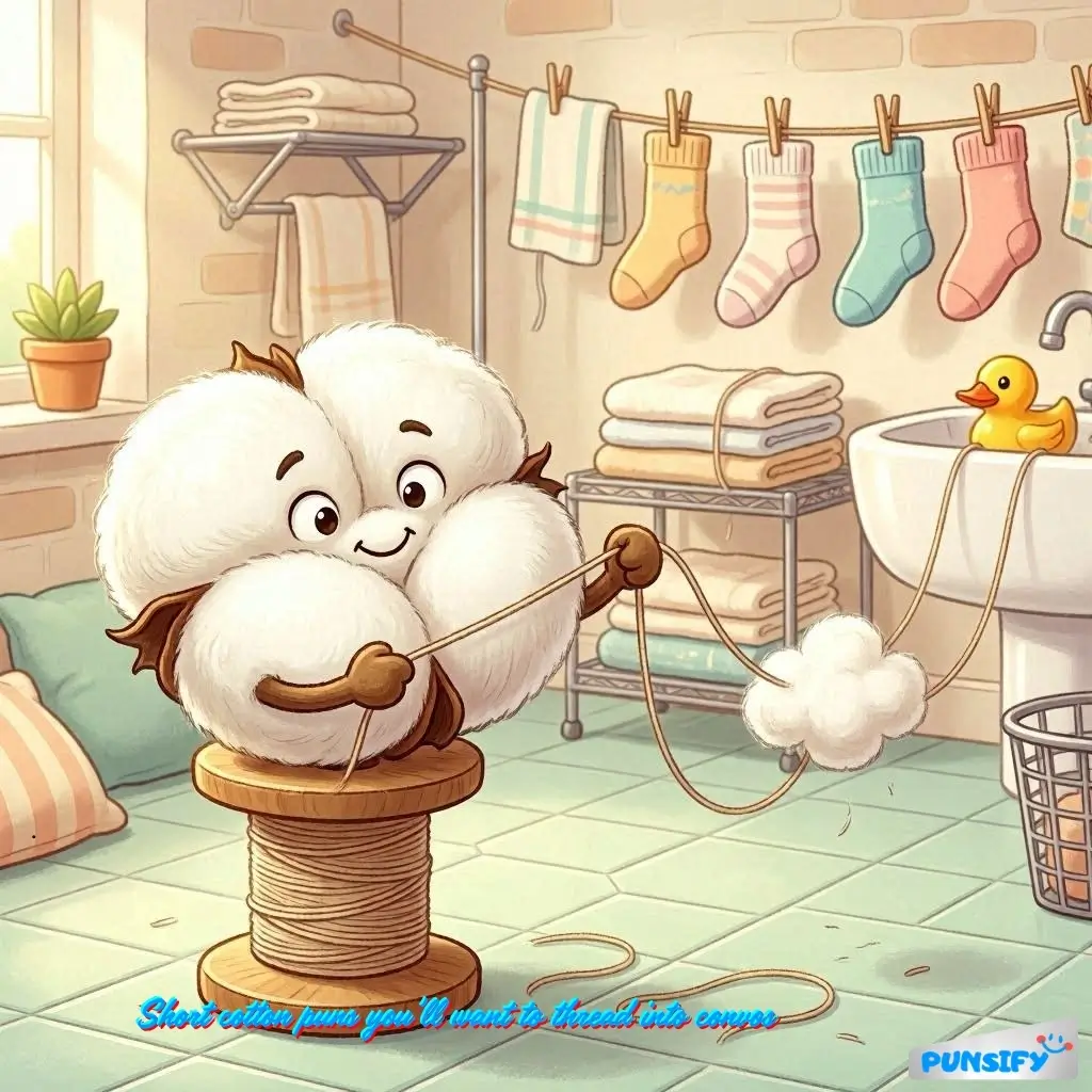 169+ Hilarious Cotton Puns & Jokes To Weave Laughter And Keep The Humor Soft in 2026