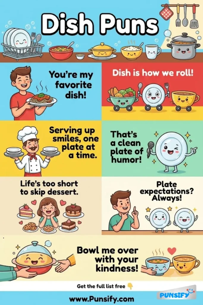 167+ Hilarious Dish Puns That Will Serve Up Laughter On A Platter in 2026