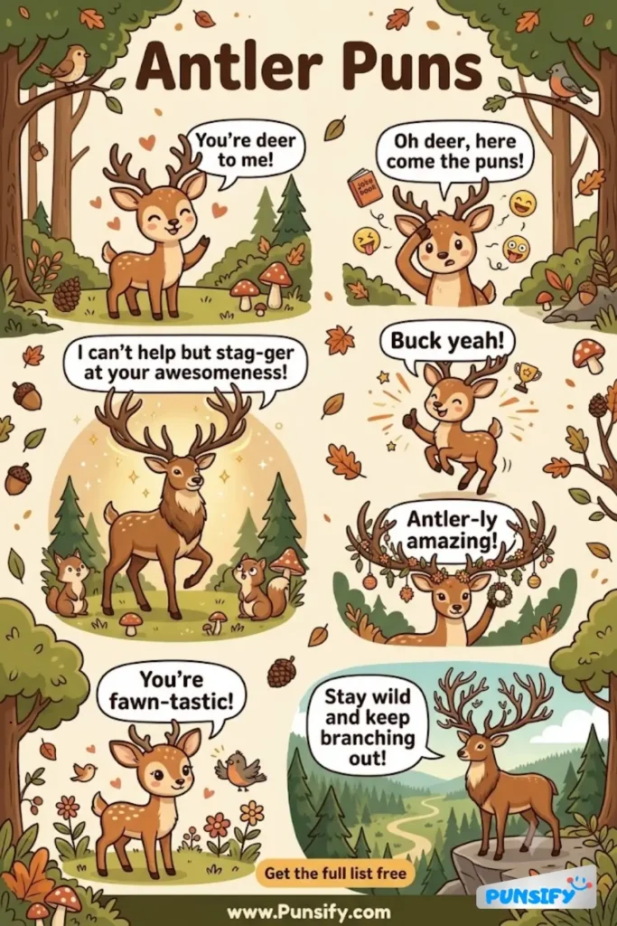 187+ Hilarious Antler Puns That Will Have You Buckling Over with Laughter in 2026