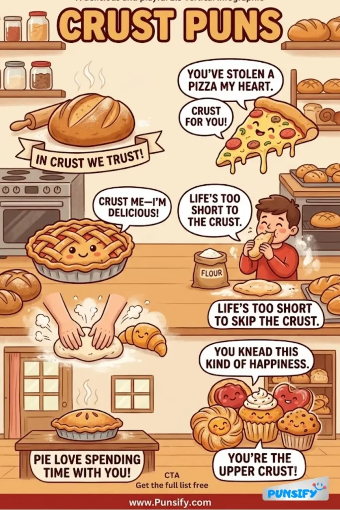 197+ Hilarious Crust Puns That Will Have You Rolling in the Dough with Laughter in 2026