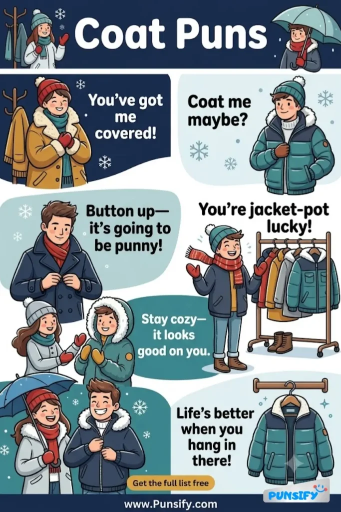 197+ Hilarious Coat Puns That&rsquo;ll Keep You Warm with Laughter and Buttoned-Up Fun in 2026