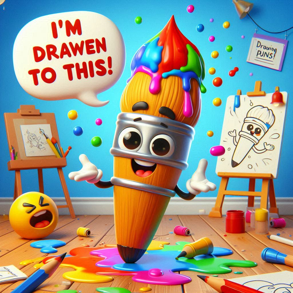 200+ Hilarious Drawing Puns That Will Sketch a Smile on Your Face 20 Drawing Puns 1