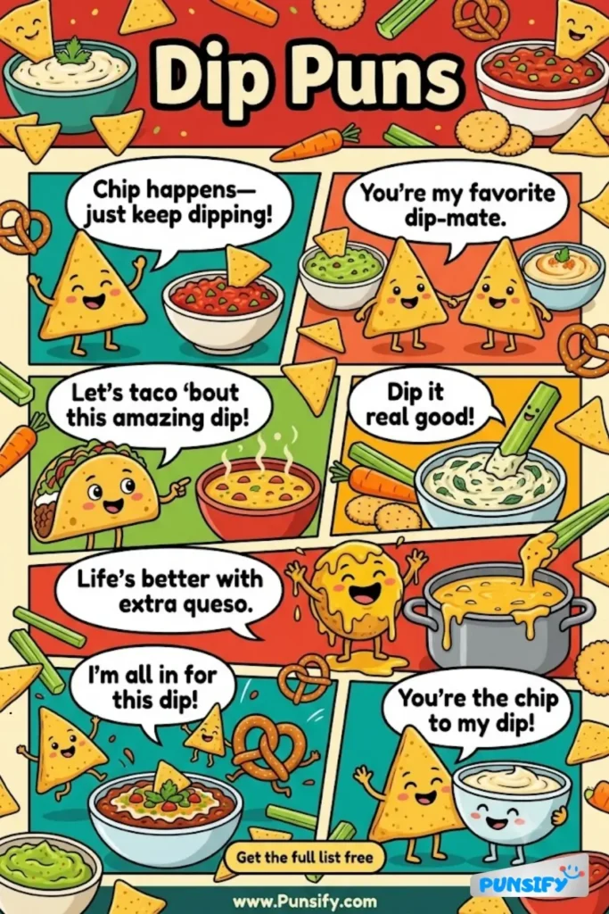 169+ Hilarious Dip Puns That Will Have You Laughing and Dipping Into Fun in 2026