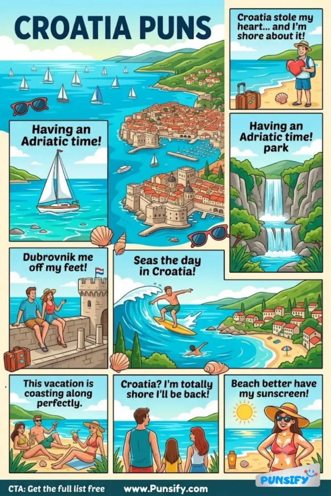 185+ Hilarious Croatia Puns That Will Make You Split Your Sides and Sea the Laughter in 2026