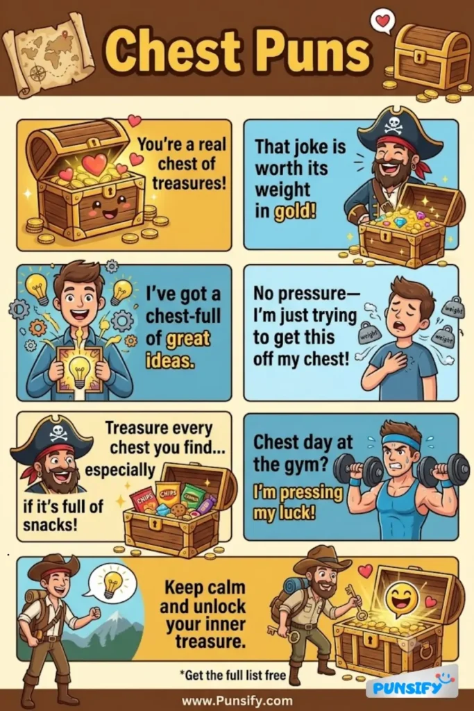 199+ Hilarious Chest Puns That Will Have You Laughing Your Heart Out and Your Chest Hurting in 2026