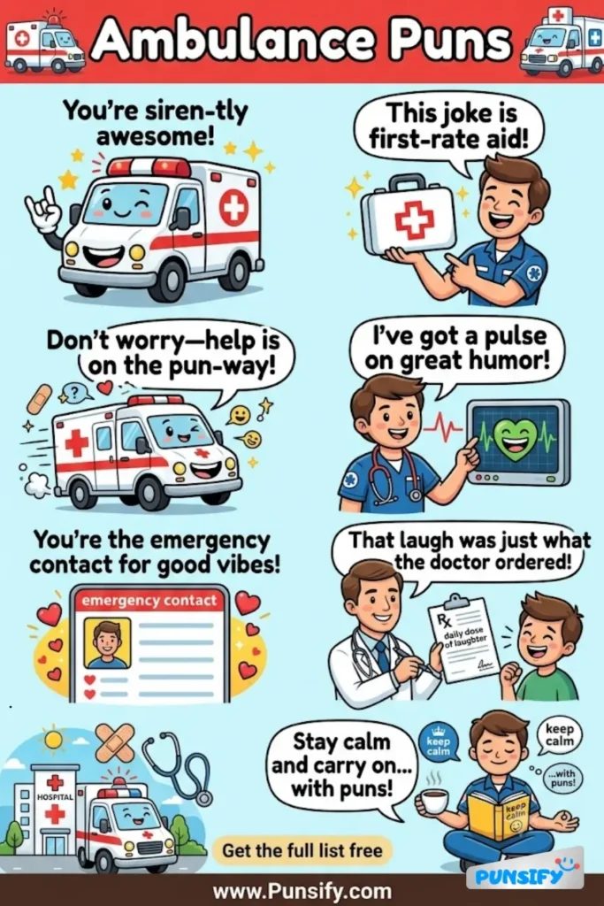 165+ Hilarious Ambulance Puns to Keep You in High Spirits in 2026