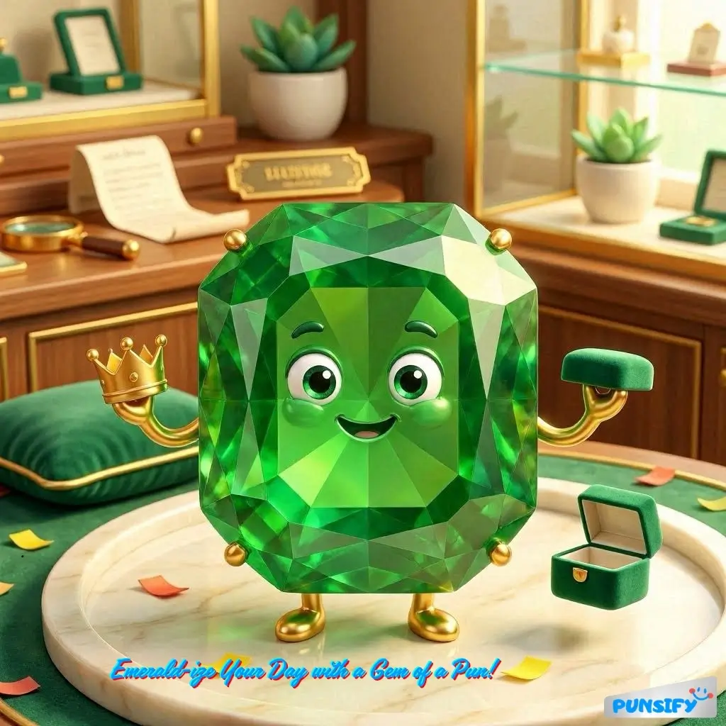 169+ Hilarious Emerald Puns That’ll Have You Green With Laughter in 2026