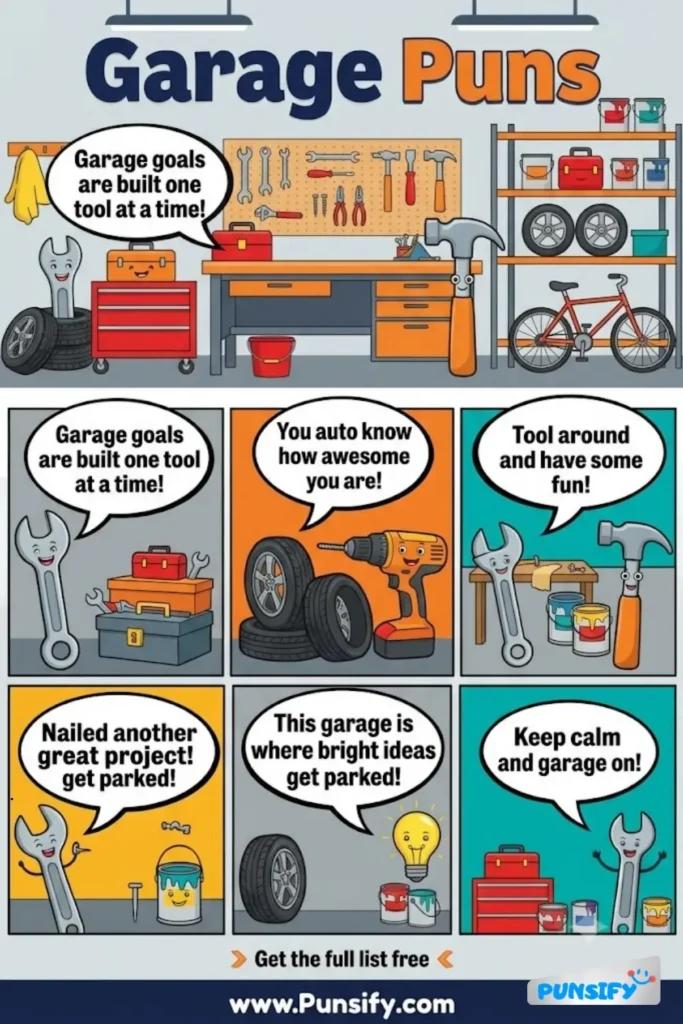 149+ Hilarious Garage Puns That&rsquo;ll Have You Parking Your Worries Away in 2026