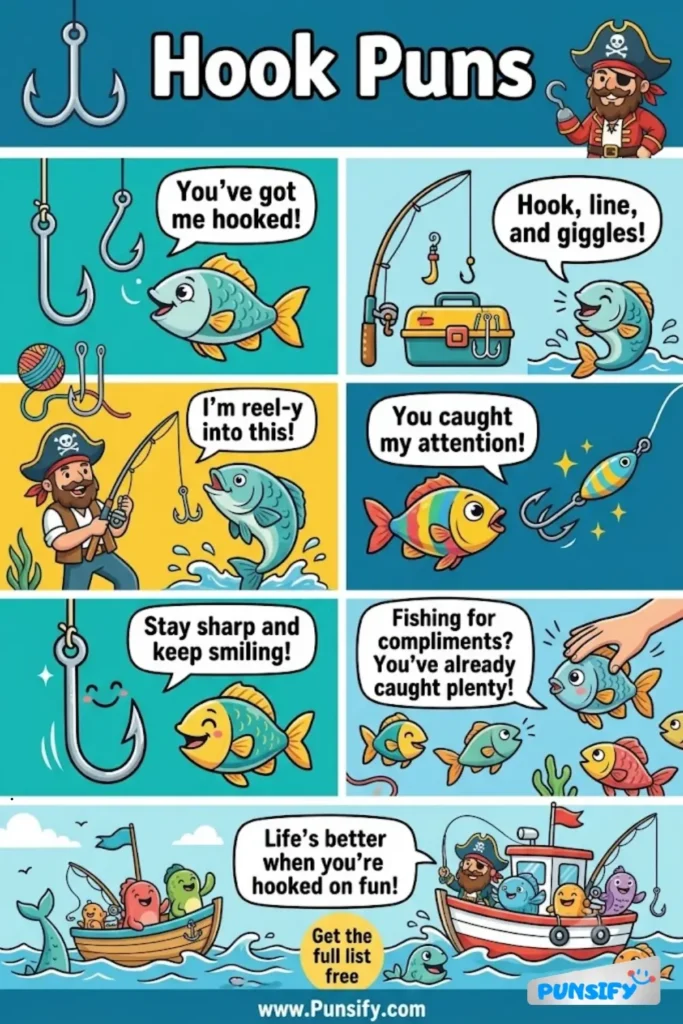 163+ Hilarious Hook Puns That Hook You In with Jokes and Clever Wordplay Fun in 2026