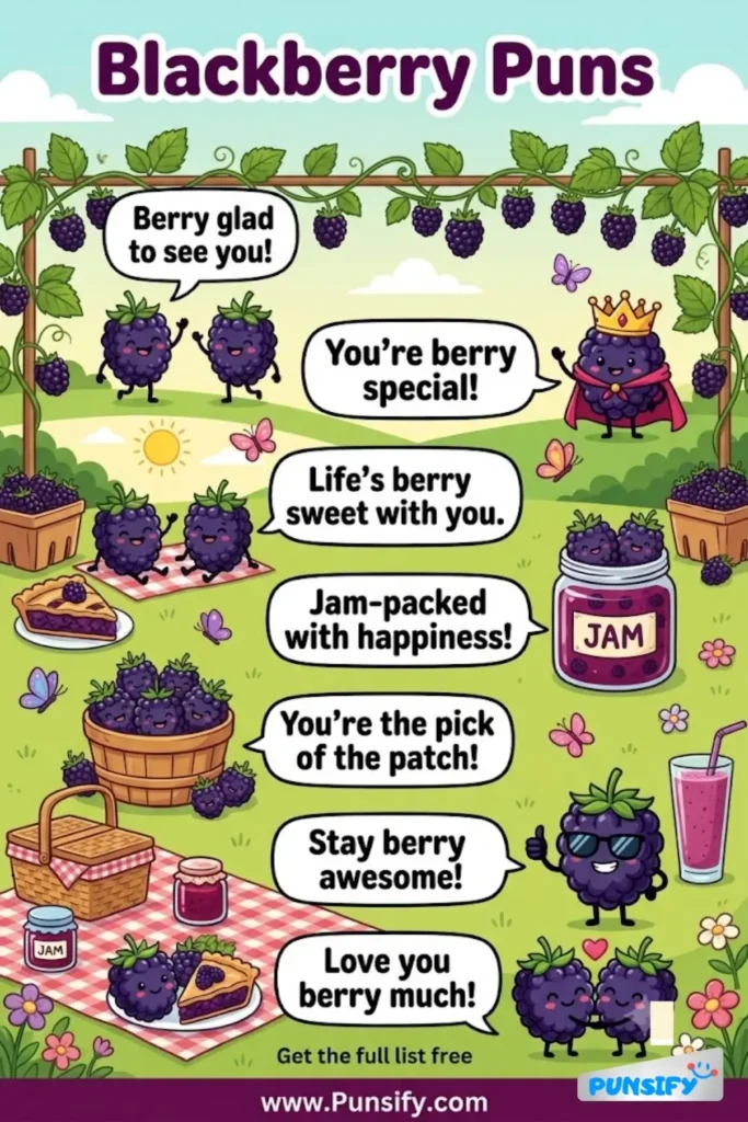 169+ Hilarious Blackberry Puns That Will Have You Picking Sweet Laughs in 2026