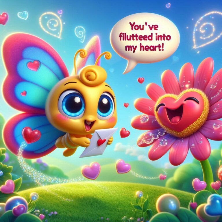 Butterfly For Valentines Puns