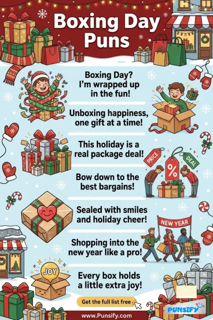 179+ Hilarious Boxing Day Puns To Knock Out Your Humor With Cheerful Fun in 2026