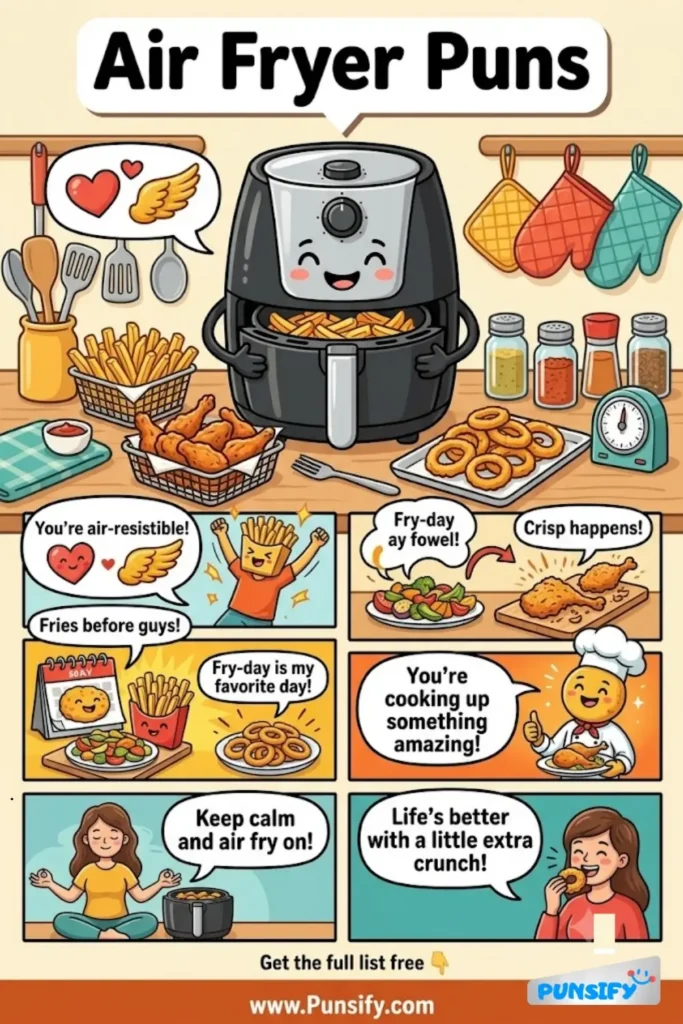 187+ Sizzling Air Fryer Puns That Will Make You Crack Up in 2026