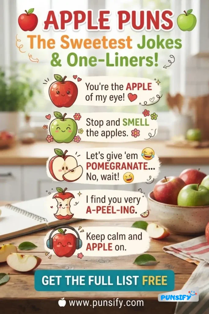 153+ Funny Apple Puns That Are Absolutely Core-some and a-peelingly Hilarious