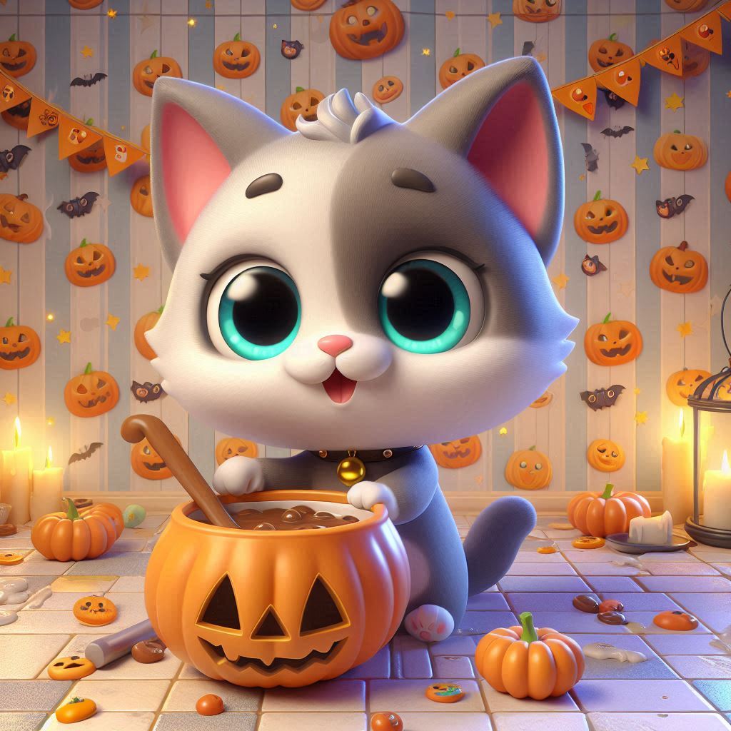 200+ Cat Halloween Puns That Are Purrfectly Spooky And Fang-tastically Fun 2 Funny cat Halloween one liner jokes for trick or treaters